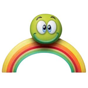 Adorable Rainbow Emoji Png 90 PNG image