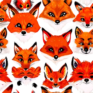 Adorable Red Fox PNG Qqc PNG
