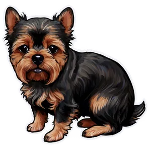 Adorable Small Dog Illustration PNG Lcs41 PNG