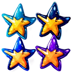 Adorable Star Illustration PNG Iak35 PNG