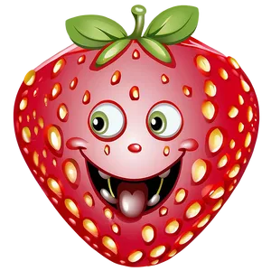 Adorable Strawberry Clipart PNG 6 PNG