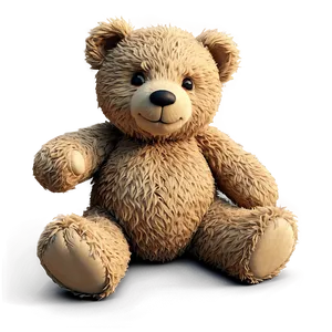 Adorable Teddy Bear Illustration Png 06282024 PNG image