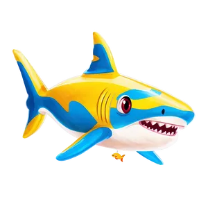 Adorable Yellow Baby Shark Png Moe1 PNG image