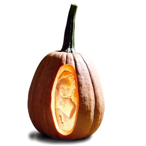 Advanced Pumpkin Carving Art PNG Esl21