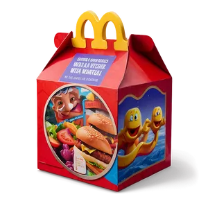 Adventure Happy Meal Box Design PNG 06212024