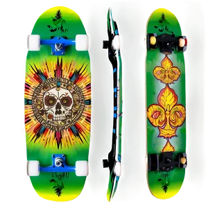 Adventure Inspired Skateboard Deck PNG 11