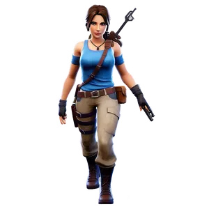 Adventure-ready Lara Croft Fortnite Png 70 PNG image