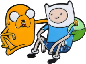 Adventure Time Finnand Jake Pin
