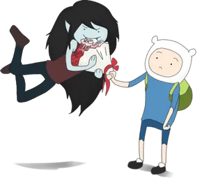 Adventure Time Vampireand Hero PNG image