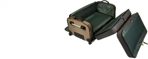 Adventure Unfolding Luggage Bag PNG image
