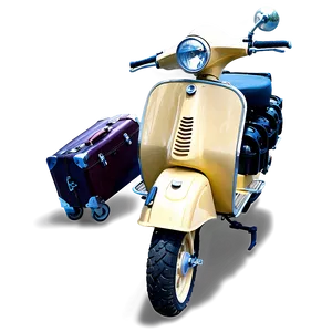 Adventure Vespa With Luggage Png Xop PNG image