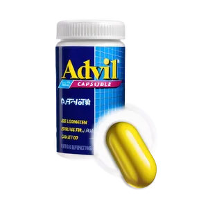 Advil Capsule Png 06212024 PNG image