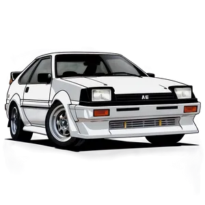 Ae86 Car Vector PNG Vvj