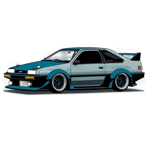 Ae86 Drifting Scene PNG 06242024