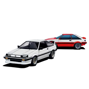 Ae86 Drifting Scene Png Dnr PNG image