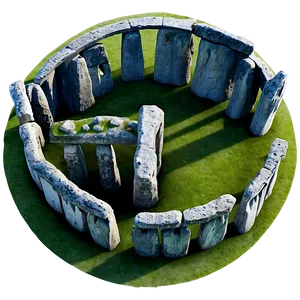 Aerial View Of Stonehenge Monument PNG 06252024 PNG