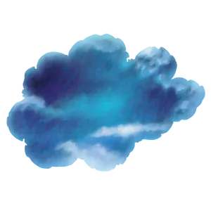 Aesthetic Blue Clouds PNG Rmn57 PNG