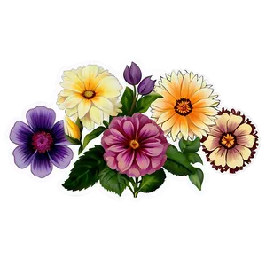 Aesthetic Flower Sticker PNG 58 PNG