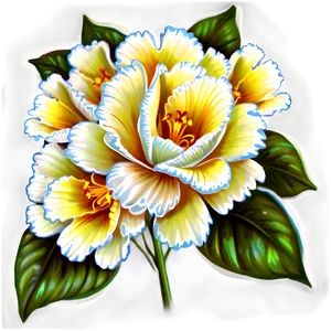 Aesthetic Flowers Drawing PNG 06282024