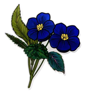 Aesthetic Flowers Sticker PNG Lip17 PNG