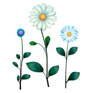 Aesthetic Flowers Under Moonlight PNG 23 PNG