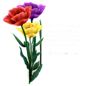 Aesthetic Flowers With Quotes PNG 06282024 PNG