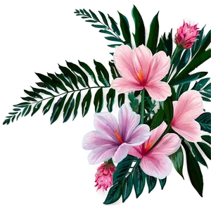 Aesthetic Minimalist Flowers PNG Xiv