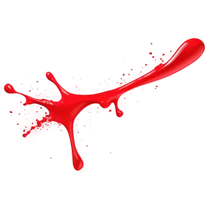 Aesthetic Red Splatter PNG 06132024