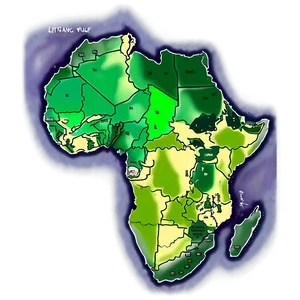 Africa Map During Colonial Times Png 06272024 PNG image