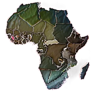 Africa Map Geographical Png Fci PNG image