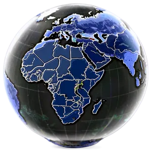 Africa Map In Globe Png 06272024 PNG image