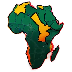 Africa Outline Art Png Vfi23 PNG image