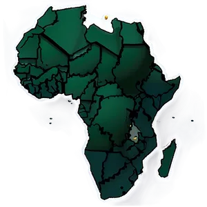 Africa Outline For Coloring PNG 06262024