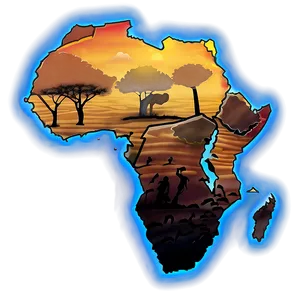 Africa Outline Icon Png 06262024 PNG image