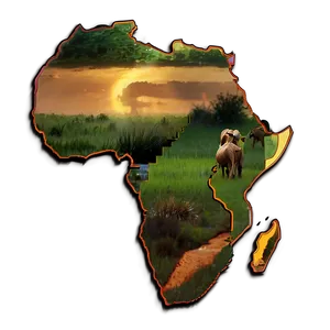 Africa Outline Icon Png 06262024 PNG image