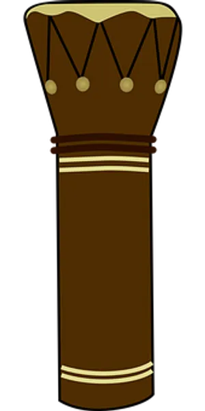 African Djembe Drum Graphic