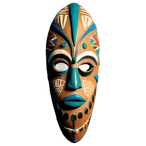African Tribal Mask PNG 45