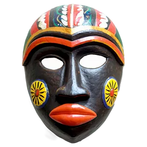 African Tribal Mask PNG Jbg