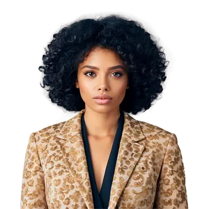 Afro Curly Hair Texture PNG 05242024