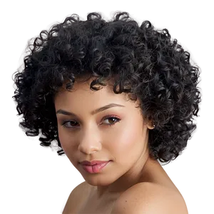 Afro Curly Hair Texture PNG 4