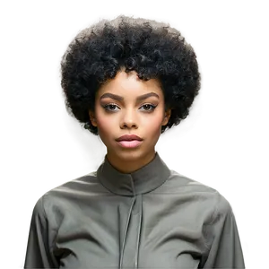 Afro Perm Transformation PNG Eor PNG