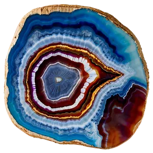 Agate Gemstone Coaster PNG 17