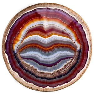 Agate Gemstone Coaster Png Clf66 PNG image