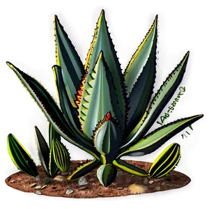 Agave Plant Garden PNG Yso84 PNG