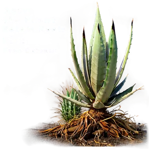 Agave Plant With Roots PNG 7 PNG