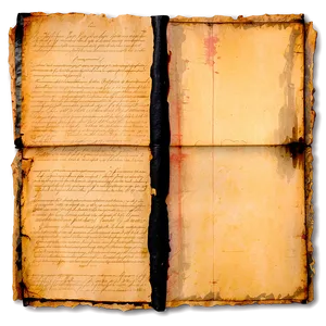 Aged Paper With Ink Stains Png Wae56 PNG image