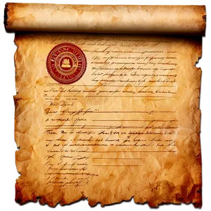 Aged Parchment Paper Png Yvr PNG image