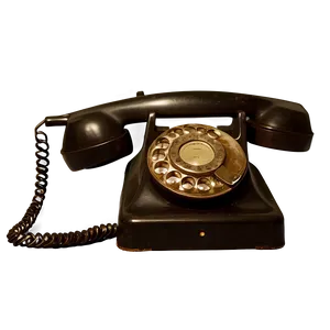 Aged Telephone Visual Png Psg91 PNG image