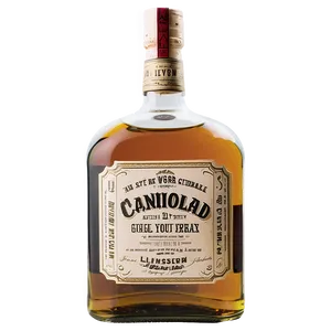 Aged Whiskey Bottle PNG Lxy