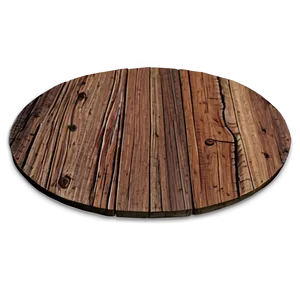 Aged Wood Circle Visual PNG 06282024 PNG